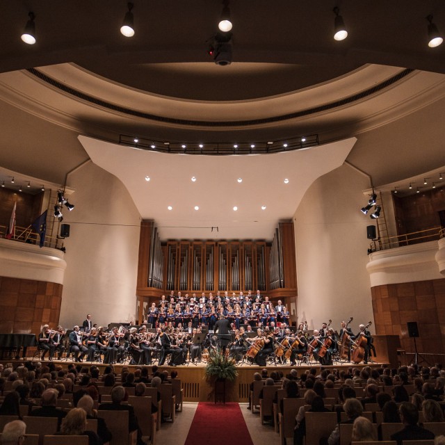 Fotografia z trojkráľového koncertu - Óda na radosť 
